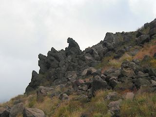ゴリラ岩　久住山